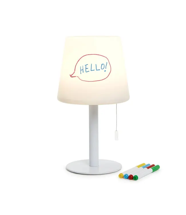 LED Cordless Table Lamp with 4 Washable Markers