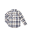 Off White Plaid Flannel Shirt