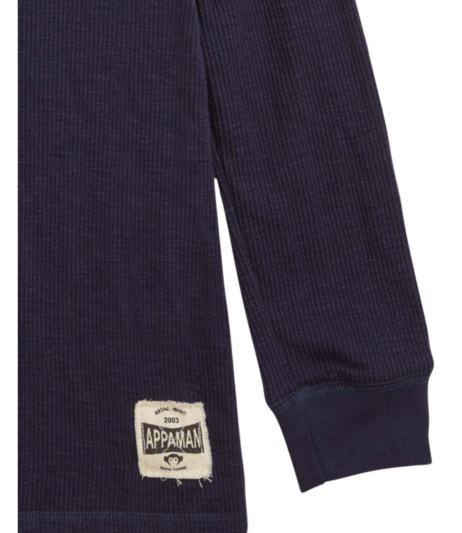 Navy Blue Craftsman Thermal Henley