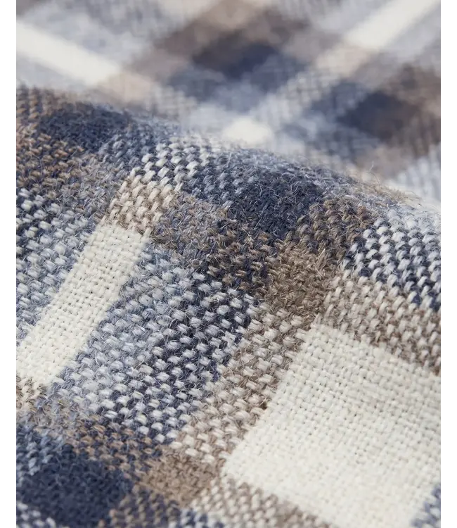 Off White Plaid Flannel Shirt