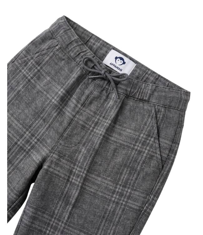 Slate Heather Plaid Everyday Stretch Pant