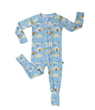 Lev Baby Theodore Poppy Convertible Romper
