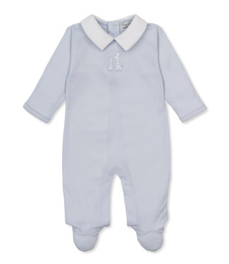 Kissy Kissy Light Blue Giraffe Laughs Footie