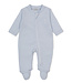 Light Blue Giraffe Laughs Jacquard Footie
