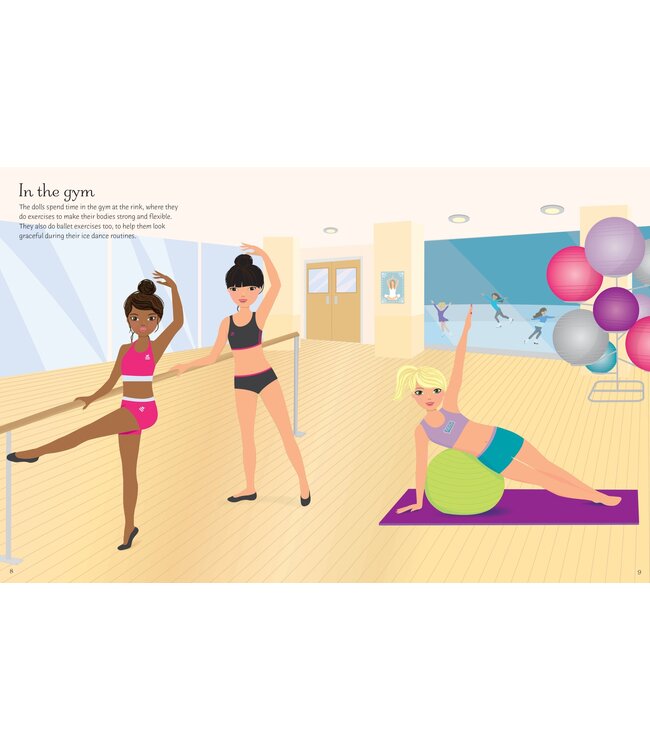 Sticker Dolly Dressing Ice Skaters