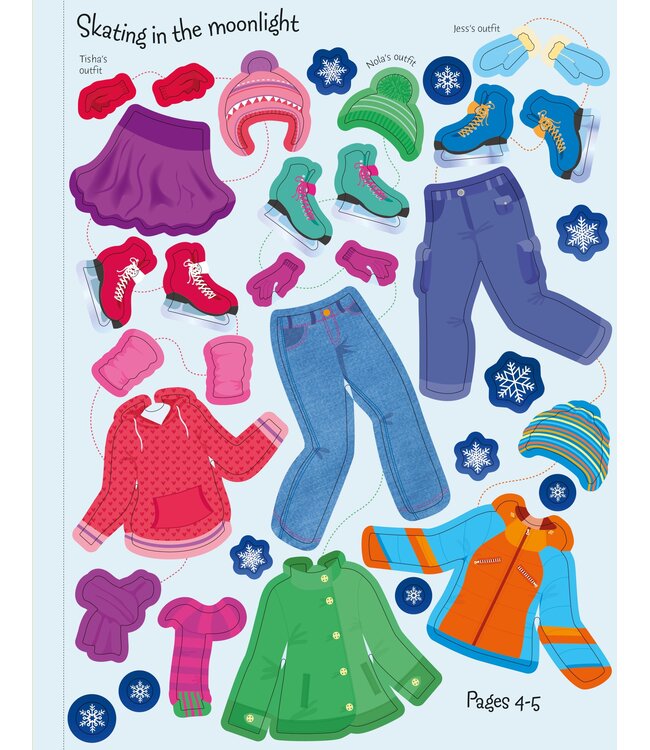 Sticker Dolly Dressing Winter Wonderland