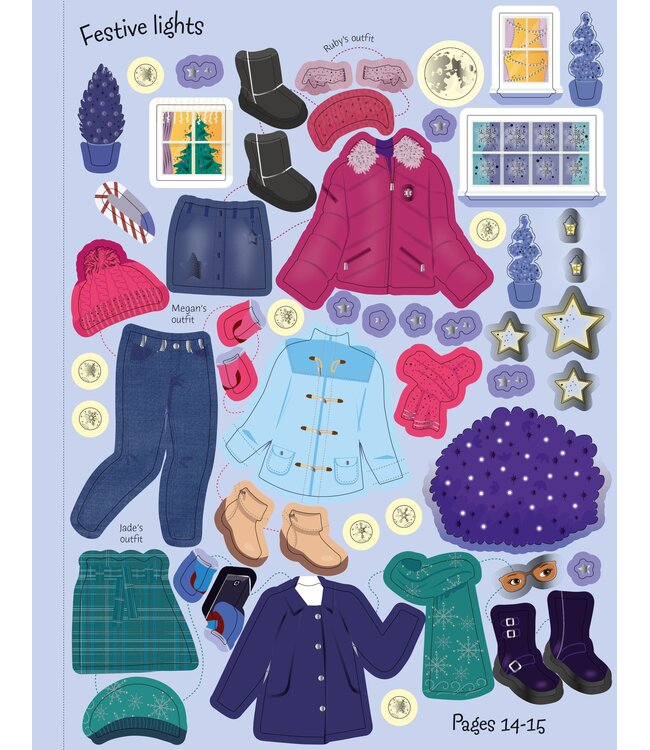 Sticker Dolly Dressing Winter Wonderland