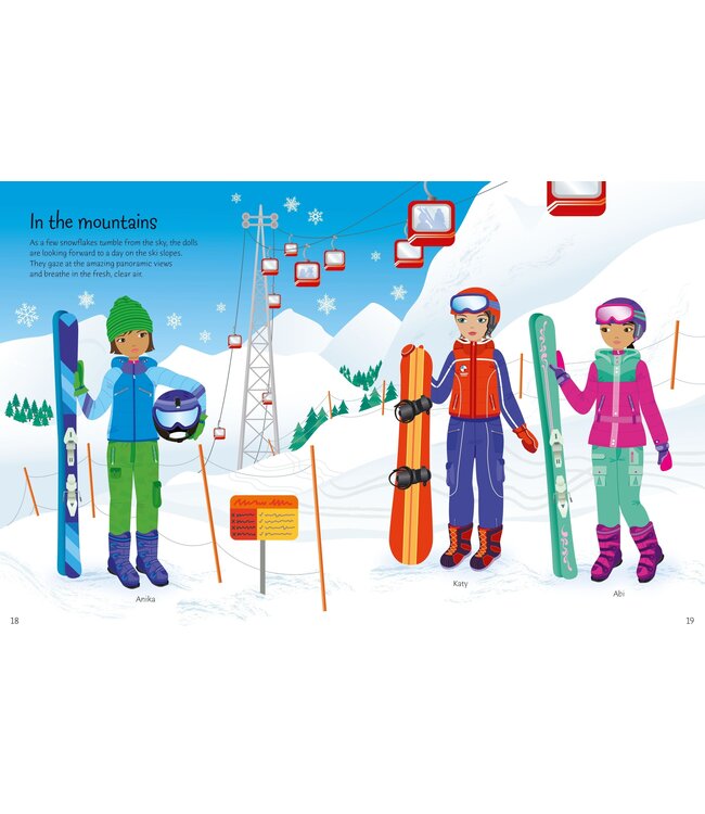 Sticker Dolly Dressing Winter Wonderland