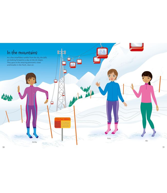 Sticker Dolly Dressing Winter Wonderland