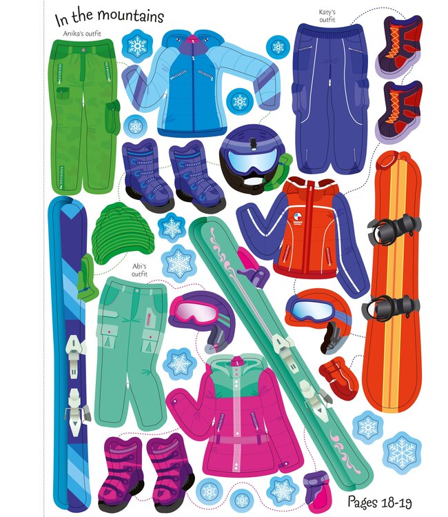 Sticker Dolly Dressing Winter Wonderland