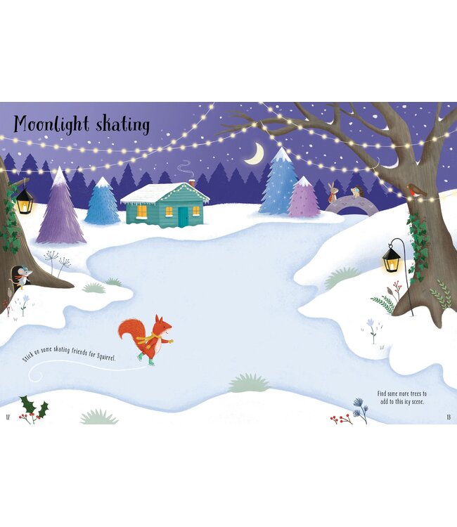 Sparkly Christmas Trees Sticker Book