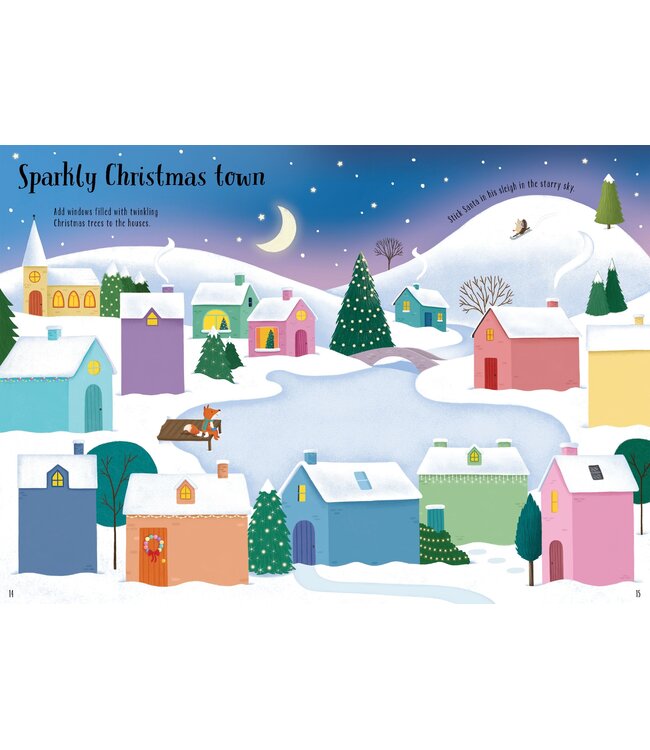 Sparkly Christmas Trees Sticker Book