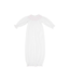 Worth Ave. White/Pink Sweetly Smocked Greeting Gown