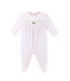 LydaBaby Pink Duck By The Lake Smocked Footie