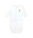 White Paws In the Sky Boys Applique Converter Gown