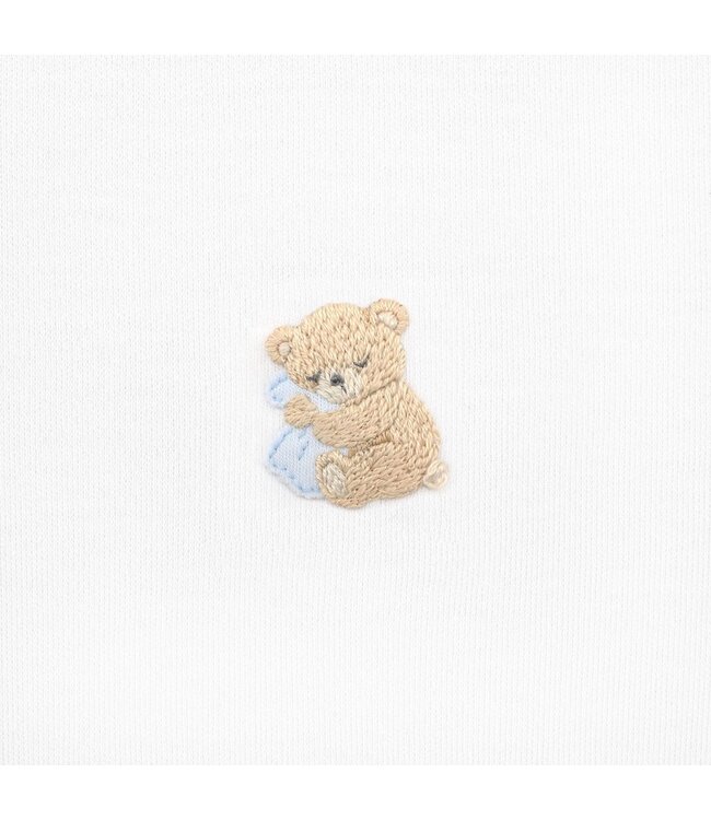 White Paws In the Sky Boys Applique Converter Gown