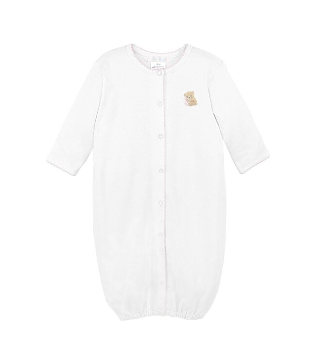 White Paws In the Sky Girls Applique Converter Gown