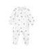 White Blue Harmony Footie
