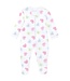 LydaBaby White Sweet Candies Zip Footie