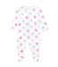 White Sweet Candies Zip Footie