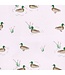 Pink Duck By The Lake Zip Romper