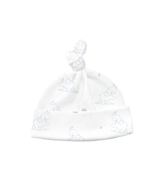 LydaBaby White Knot Hat - Baby Elephant