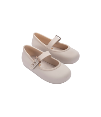 Mini Melissa Beige Soft Baby Ballerina Flat