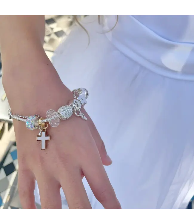 Cross Charm Bracelet