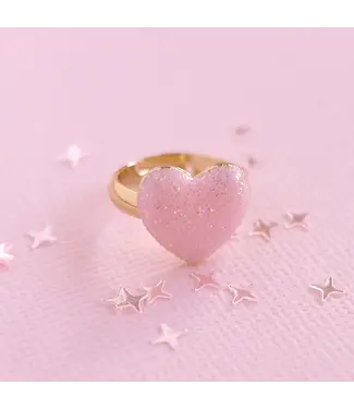Lauren Hinkley Australia Pink Fantasia Heart Ring