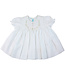 Feltman Brothers White Smocked Rose Dress