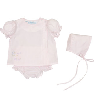 Feltman Brothers Pink Lovebirds Diaper Set - Preemie