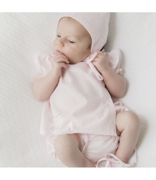 Feltman Brothers Pink Lovebirds Diaper Set - Preemie