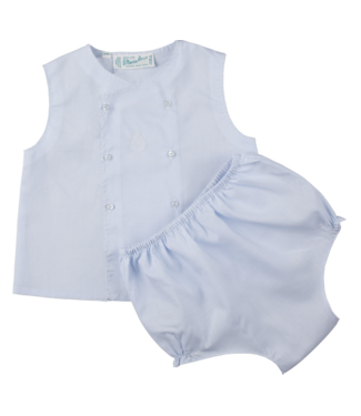 Feltman Brothers Blue Boys Sailboat Diaper Set