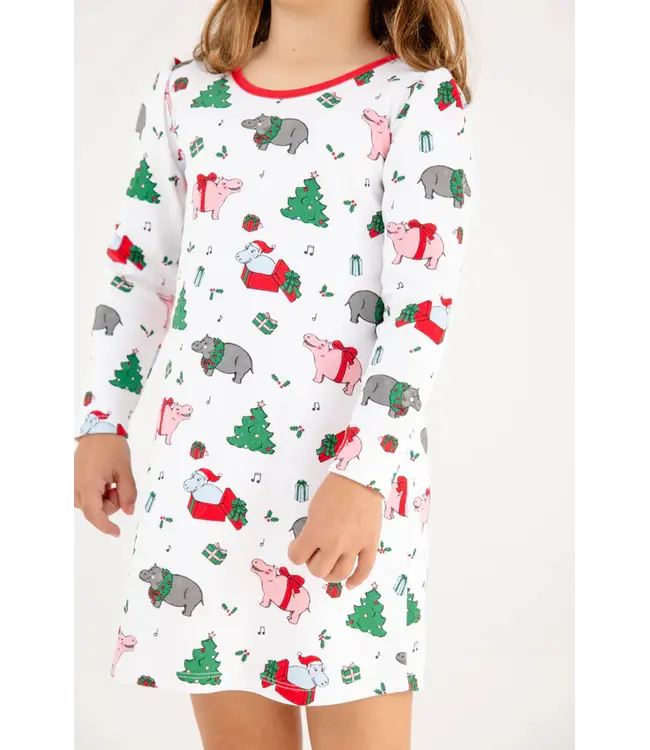 Hippopotamus/Richmond Red L/S Penny's Play Dress