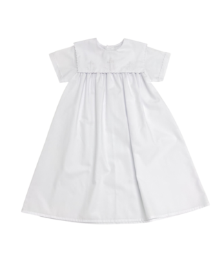 Auraluz White Cross Day Gown
