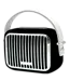 Wireless Express Black Retro Speaker