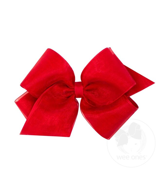 King Organza Overlay Bow