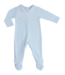 miocotton Quilted Special Knit Blue Kiddy Footie