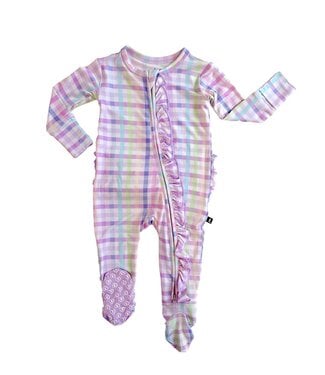 Lev Baby Emery Ruffle Zip Footie