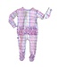 Emery Ruffle Zip Footie