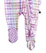 Emery Ruffle Zip Footie