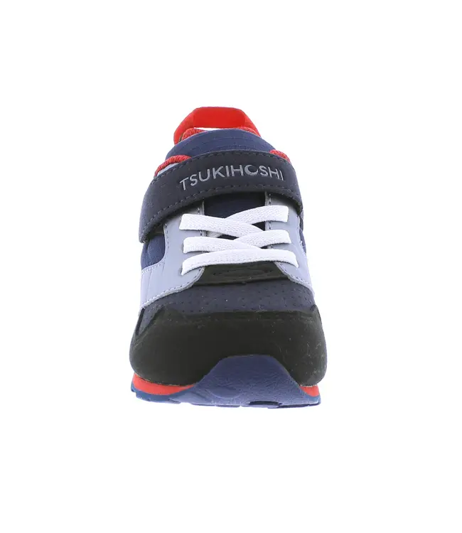 Black/Navy (BLK/NVY) Racer Child Sneaker