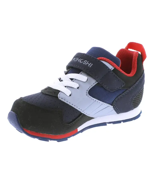 Black/Navy (BLK/NVY) Racer Child Sneaker