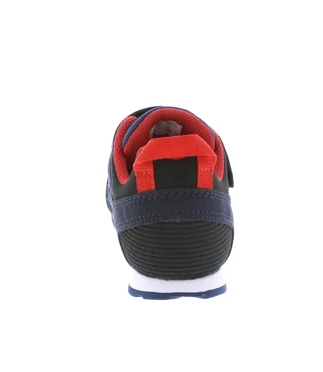 Black/Navy (BLK/NVY) Racer Child Sneaker