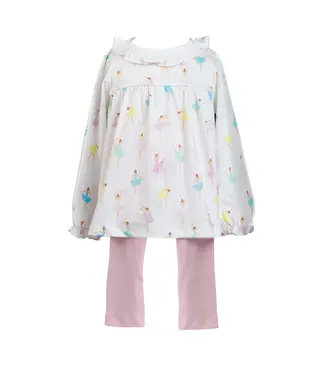 the proper peony Tutu L/S Tunic Set