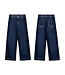 Mayoral Dark Wide Leg Denim Pants