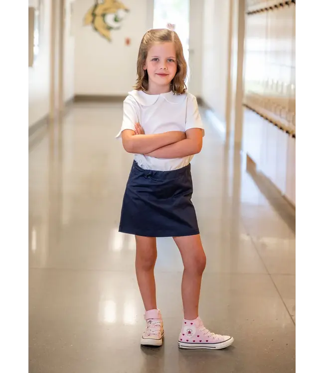 Navy Skort