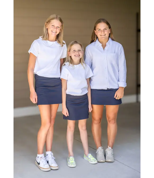 Navy Skort