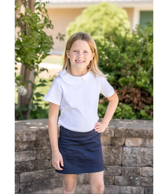 Navy Skort
