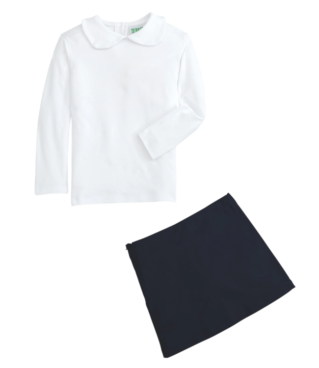 Navy Skort
